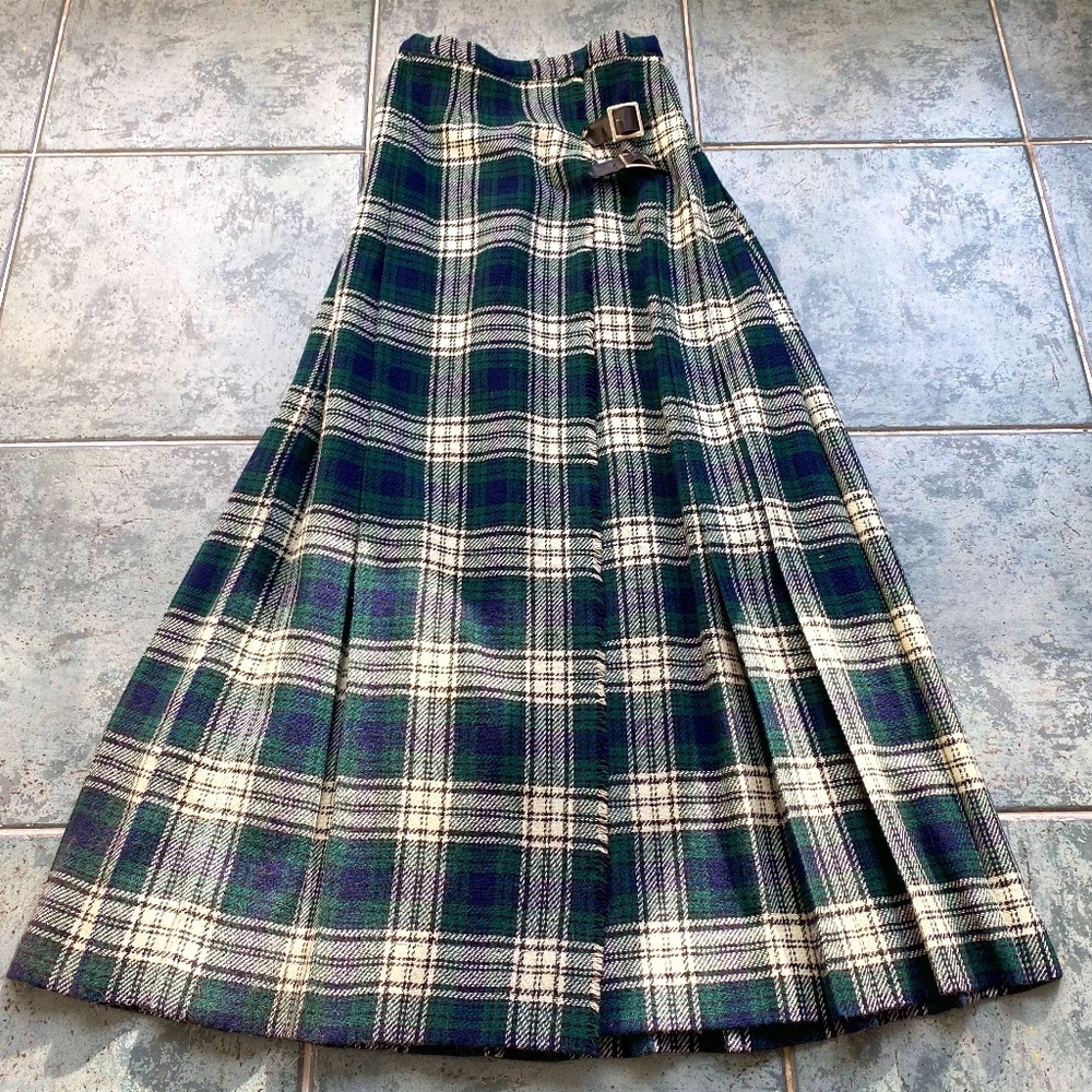 Vintage Tartan Plaid Kilt